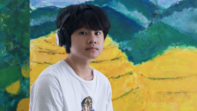 Portrait.. Child Art Prodigy Xeo Chu