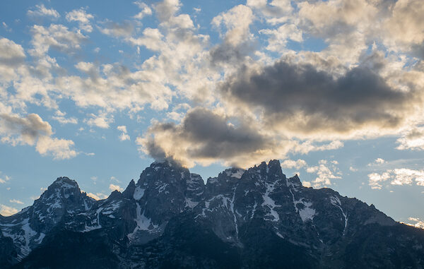 Sunset, Grand Tetons, Grand Teton National Park, Wyoming, US